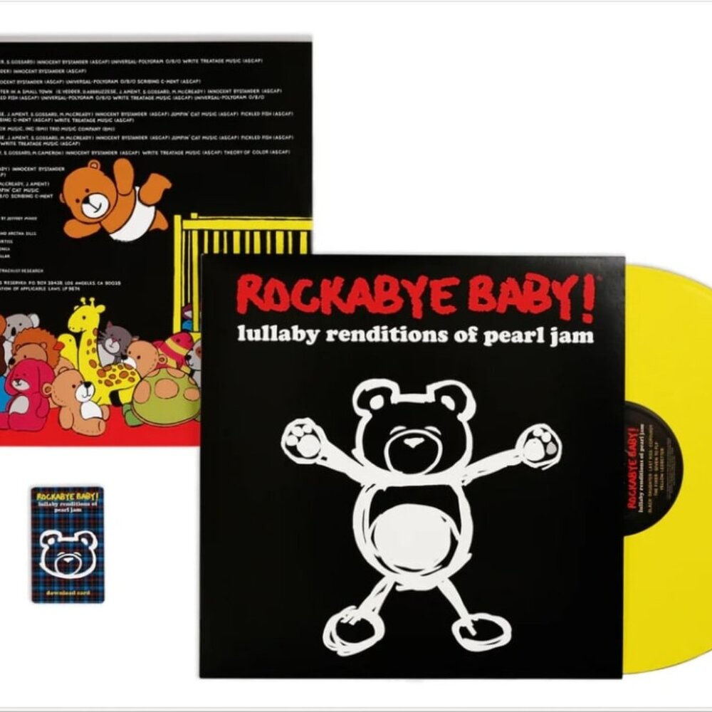 Rockabye Baby Lullaby Renditions Of Pearl Jam LP ~ RSD 2013 ~ Ltd Color ~ New!